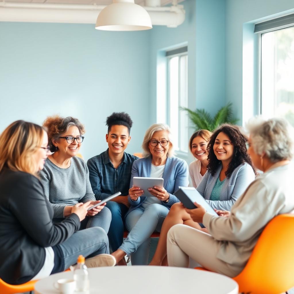 Adults with IDD and autism connecting through iThrive coaching and community